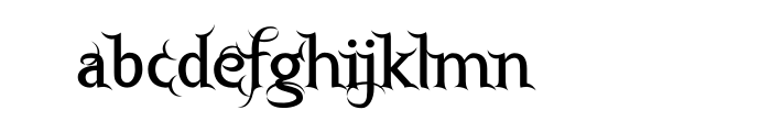 Lunix Plain OT Font LOWERCASE
