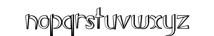 Luteous Industrious Font LOWERCASE