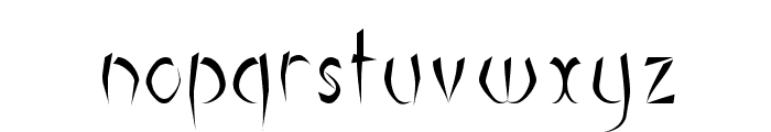 Luteous Maximus Font LOWERCASE