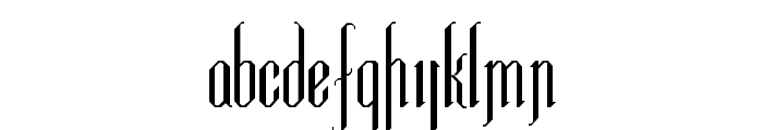 Luxembourg Regular Font LOWERCASE