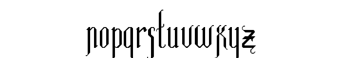 Luxembourg Regular Font LOWERCASE