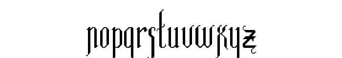 Luxembourg Font LOWERCASE