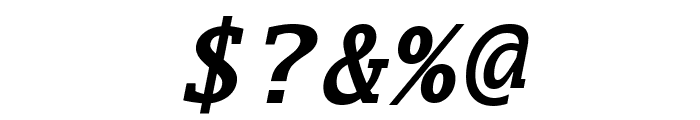 Luxi Mono Bold Oblique Font OTHER CHARS