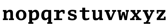 Luxi Mono Bold Font LOWERCASE