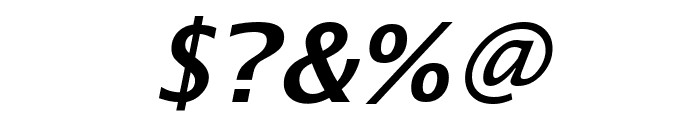 Luxi Sans Bold Oblique Font OTHER CHARS