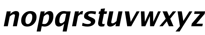 Luxi Sans Bold Oblique Font LOWERCASE