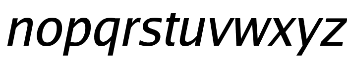 Luxi Sans Oblique Font LOWERCASE