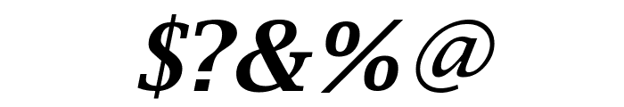 Luxi Serif Bold Oblique Font OTHER CHARS