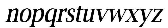 Luxi Serif Oblique Font LOWERCASE
