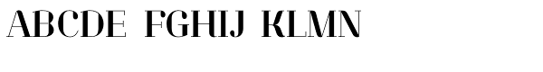 Lynx Serif Font UPPERCASE