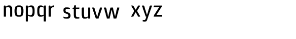 Lytiga Pro Condensed Medium Font LOWERCASE