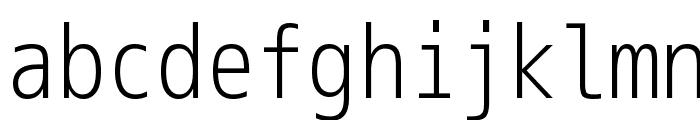 M+ 1m light Font LOWERCASE