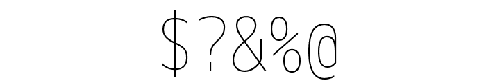 M+ 1m thin Font OTHER CHARS