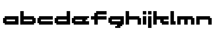 MASSIVE 10 A Font LOWERCASE