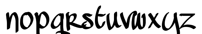MAWNS Handwriting Font LOWERCASE