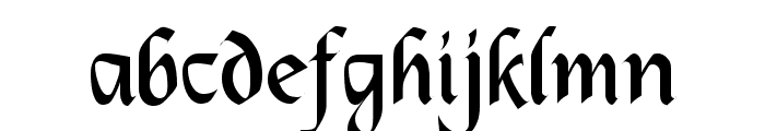 MacHumaine Regular Font LOWERCASE
