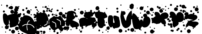 Mad Bubbles Font UPPERCASE