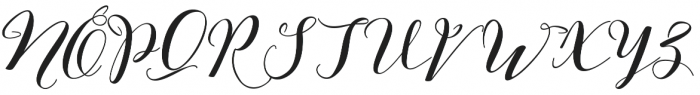 Madona Script Basic Regular otf (400) Font UPPERCASE