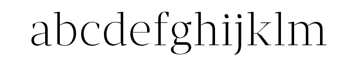 Mafra Display Light Font LOWERCASE