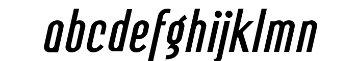 Mager Fat Italic Font LOWERCASE