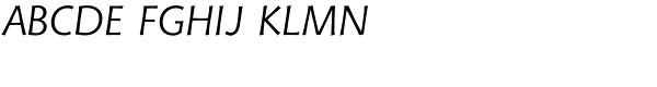 Magma OS Light Italic Font UPPERCASE