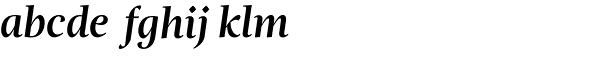 Magneta Semi Bold Italic Font LOWERCASE