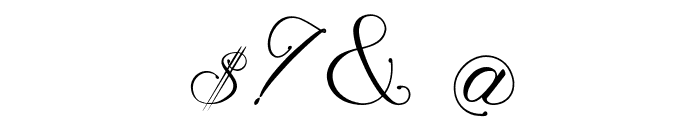 Magnolia  Italic Font OTHER CHARS