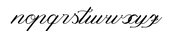 Magnolia  Italic Font LOWERCASE