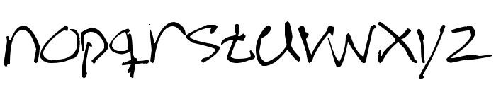 Magnus Handwriting Font LOWERCASE