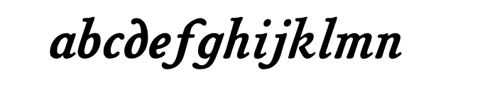 Magpie Std Bold Italic Font LOWERCASE