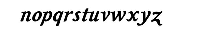 Magpie Std Bold Italic Font LOWERCASE