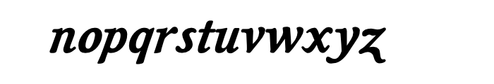 Magpie Typo Bold Italic OT Font LOWERCASE