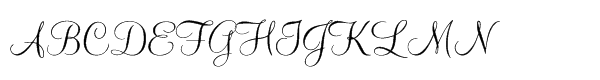 Mahogany Script™ Std Regular Font UPPERCASE