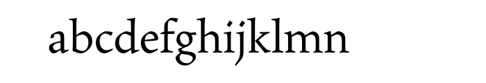 Maiola Regular Cyrillic OT Font LOWERCASE