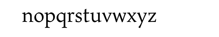 Maiola Regular Cyrillic OT Font LOWERCASE