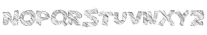 MajorSketchy Font LOWERCASE