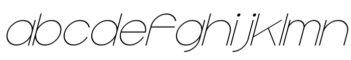 Majoram Italic Font LOWERCASE