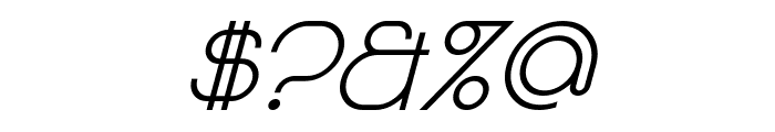 Majoram Sans Bold Italic Font OTHER CHARS