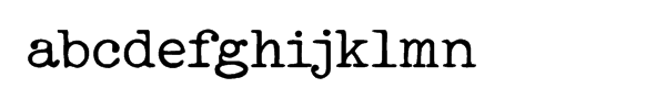 Makina Rough Font LOWERCASE