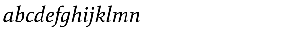 Mangan Italic Font LOWERCASE