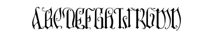 Manticore Font UPPERCASE