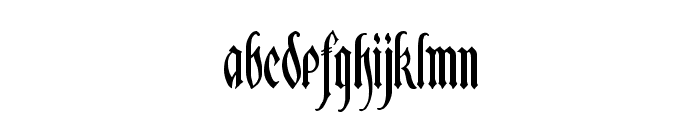 Manticore Font LOWERCASE