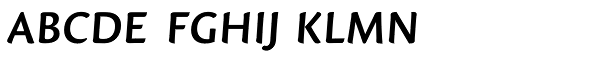 Mantika Sans Pro Cyrillic Bold Italic Font UPPERCASE