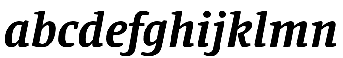 Manuale Bold Italic Font LOWERCASE
