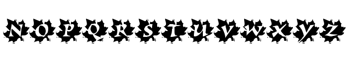 Maple Leaf Rag Font LOWERCASE