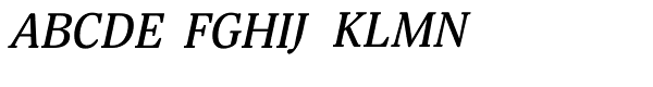 Margon 360 Medium Italic Font UPPERCASE