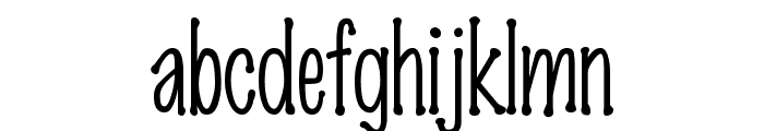 MarkerFinePoint-Plain Regular Font LOWERCASE