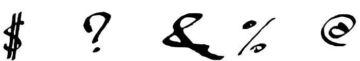 MarkerScript Font OTHER CHARS