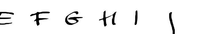 MarkerScript Font UPPERCASE