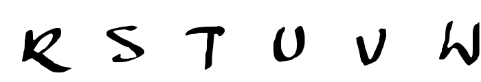 MarkerScript Font UPPERCASE